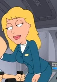 Blonde Stewardess