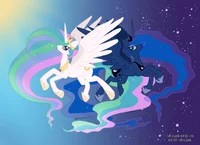 Celestia and Luna