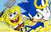 Sonic and SpongeBob 