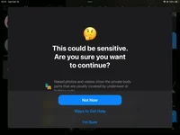 sensitive pop-up