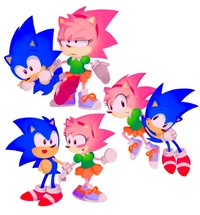 Amy and Sonic
