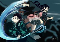 Tanjiro and Nezuko