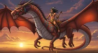 Tribal Dragon Rider