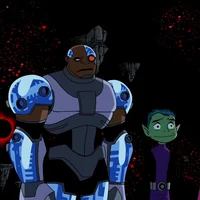 Cyborg and Beast Boy