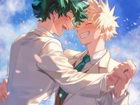 Izuku y Katsuki