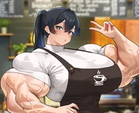 Buff Barista Girl