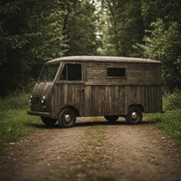 Wooden Van