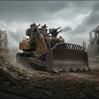 Bulldozer Tank