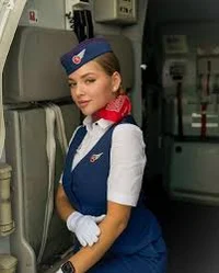 This stewardess
