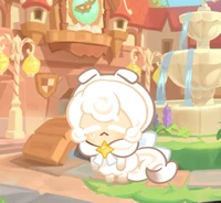 Cream Ferret Cookie
