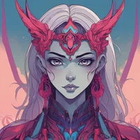 Demon queen sad