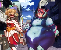 Toga and Uraraka