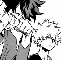 Deku and Bakugo  