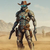 Cyber Cowboy Warrior