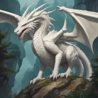 White kind dragoness