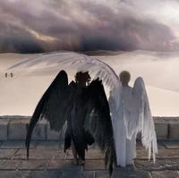 Азирафель и Кроули 