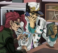 Jotaro and Kakyoin