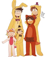 Chibiusa x Afton fam