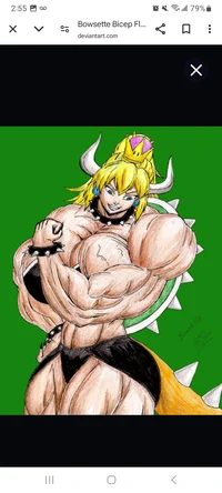 Muscular bowsette