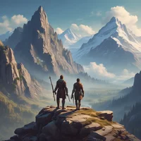 Fantasy mountains 2p