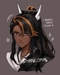 Caramel arrow cookie