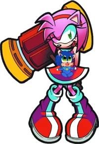 Amy Rose Baby Sonic 