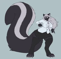 Maya the skunk girl