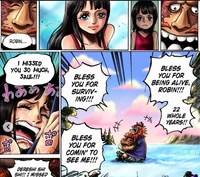 Nico Robin and Saul