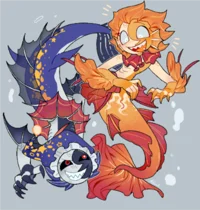 Siren sun and moon