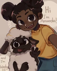 Amanda and woolly 