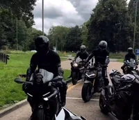 Groupe de motard 