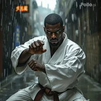 Karateka Hombre