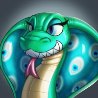 Rubber Peacock Cobra