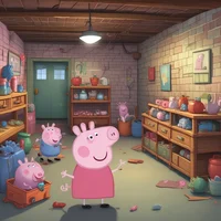 Peppa pig forgot pig