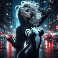 Venomized Black Cat