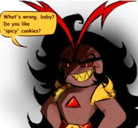 Burning spice cookie