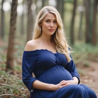 Pregnant blonde