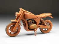 Wooden Motorbike