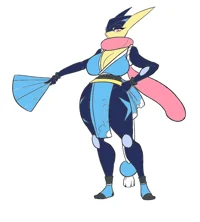 Fem Greninja wife