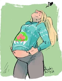 Pregnant wife Samus