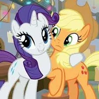 Rarity and Applejack
