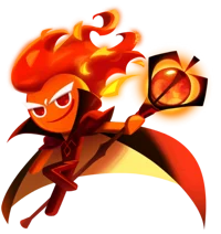 Fire spirit cookie