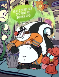 Stinky the fat skunk