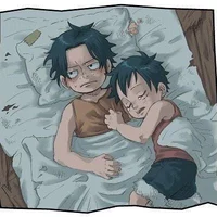 Baby Ace and Luffy 