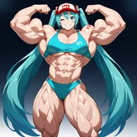Muscle Girl Miku