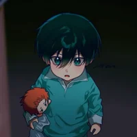 Rin Itoshi and baby