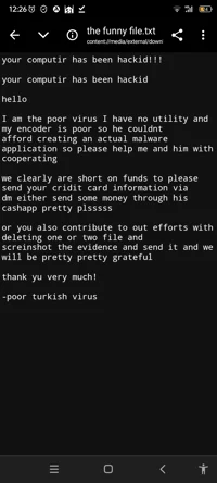 poor turkish virus