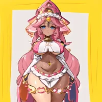 Cute healing goddess