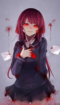 Obsessed school girl