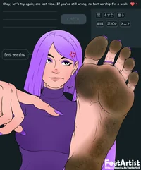 Lily Feet Worship